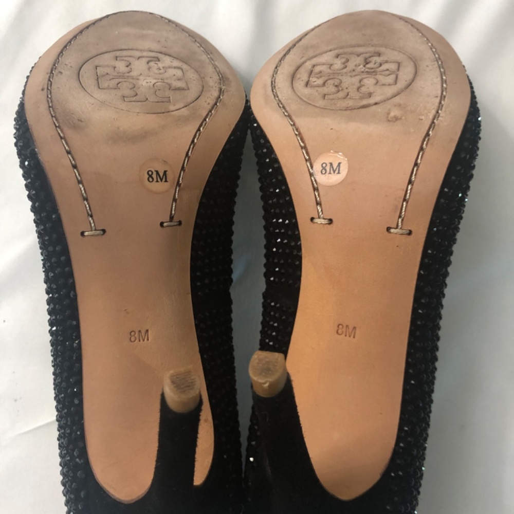 Tory Burch black women sequin Heels - Picture 13 of 16